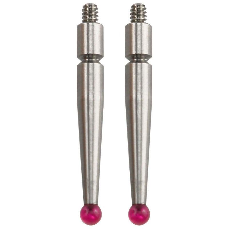 Eoutstanding Contact Point 2PCS Ruby Tip Contact Point for Dial Test Indicator (M1.6xD2.0xL20.9) - Image 2
